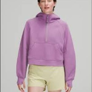 Lululemon Half-Zip Scuba Hoodie XS Wisteria Purple